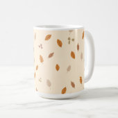 離れ&ブランチ軽い秋のアコランズクリームバックガー コーヒーマグカップ (正面右)