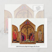 離れ:St.Nicholas;右:DuccioによるSt.Gregory ポストカード (正面/裏面)