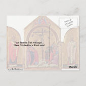 離れ:St.Nicholas;右:DuccioによるSt.Gregory ポストカード (裏面)
