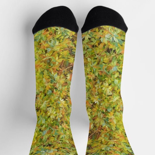 離れAutumn Art熱狂する Socks ソックス (上部)