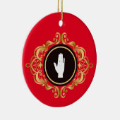 離れHenders Day Christmas Ornament セラミックオーナメント (右)