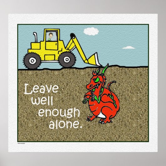 離れIt単独のポスタープリント ポスター (正面)