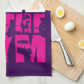 離れIt All In The Gym - Women's Squatトレーニング キッチンタオル (四つ折り)