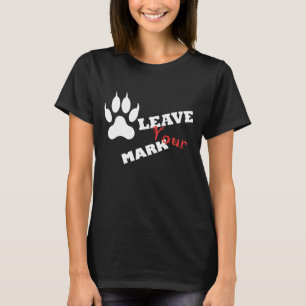 離れMark Lion PawプリントTシャツ Tシャツ