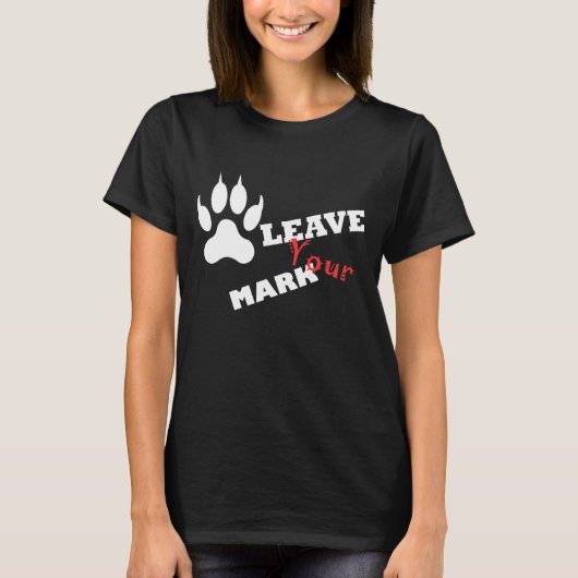 離れMark Lion PawプリントTシャツ Tシャツ (正面)