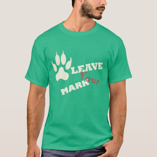 離れMark Lion PawプリントTシャツ Tシャツ (正面)