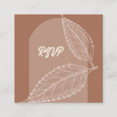 離れMochaのQR結婚エンクロージャカード エンクロージャーカード (正面)