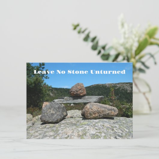 離れNo Stone Unturned Idiom Search all possible 招待状 (スタンド正面)