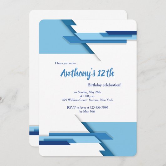 離れRight Blues招待状 招待状 (正面/裏面)