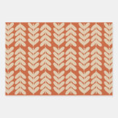 離れStems & Stems北欧の植物模様トリオ ラッピングペーパーシート (正面3)