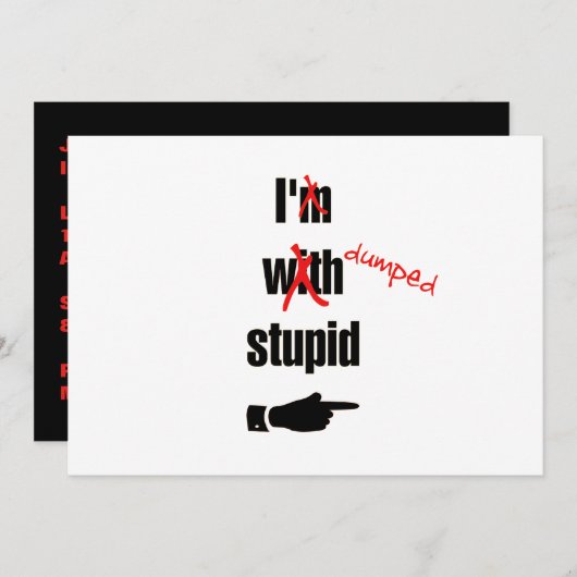 離パーソナライズされた婚| Garls Night おもしろい Outパーティー 招待状 (正面/裏面)