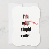 離パーソナライズされた婚| Garls Night おもしろい Outパーティー 招待状 (正面)