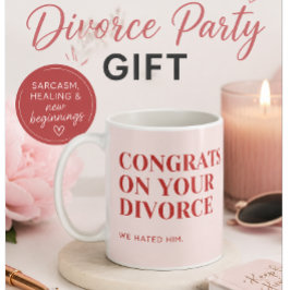 離婚おめでとう+嫌いだった彼氏 コーヒーマグカップ