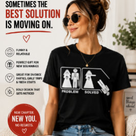 離婚おめでとう・離婚をポジティブに捉える・離婚Tシャツ Tシャツ