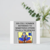 離婚おもしろいの冗談 ポストカード (スタンド正面)