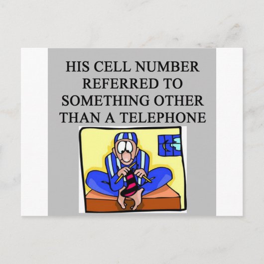 離婚おもしろいの冗談 ポストカード (正面)