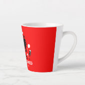 離婚おもしろいパーティーTシャツ カフェラテマグ (右)