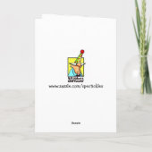 離婚おもしろいユーモアあいさつカード カード (裏面)