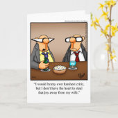 離婚おもしろいユーモアあいさつカード カード (黄色い花)