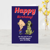 離婚おもしろい女誕生日 カード (黄色い花)