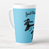 離婚おもしろい悔やみや弔慰 カフェラテマグ (左アングル)