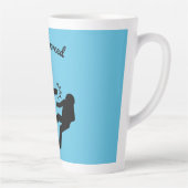 離婚おもしろい悔やみや弔慰 カフェラテマグ (右)