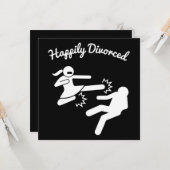 離婚おもしろい悔やみや弔慰 カード (正面/裏面インサイチュ)