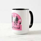 離婚おもしろい悔やみや弔慰 マグカップ (正面右)