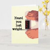 離婚おもしろい挨拶状 カード (黄色い花)