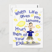 離婚おもしろい/元夫の漫画 ポストカード (正面/裏面)