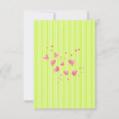 離婚かわいらしおもしろい又は別れの祝辞 サンキューカード (裏面)