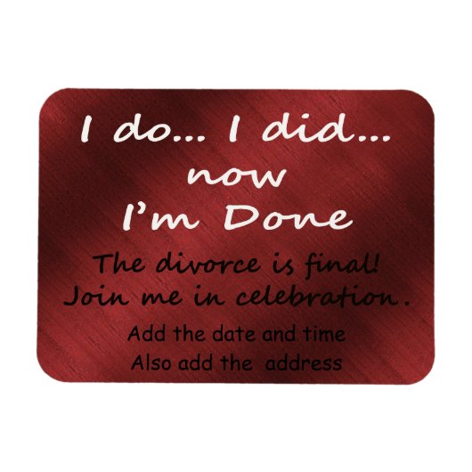 離婚が決まった マグネット (横)