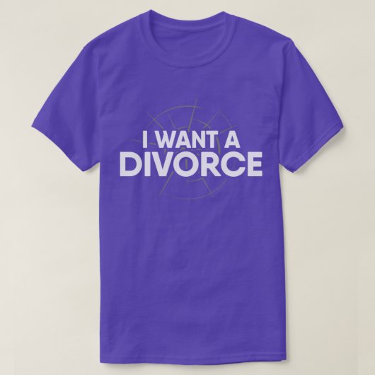 離婚したい Tシャツ (デザイン正面)