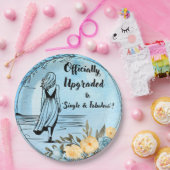 離婚したばかりの女性パーティー紙プレート- おもしろい ペーパープレート (パーティー)