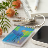 離婚したファブおもしろい女子ジョーク キーホルダー (正面右)