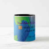 離婚したファブおもしろい女子ジョーク ツートーンマグカップ (中央)