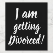 離婚したワインラおもしろいベルの取得 ワインラベル (シングルラベル)