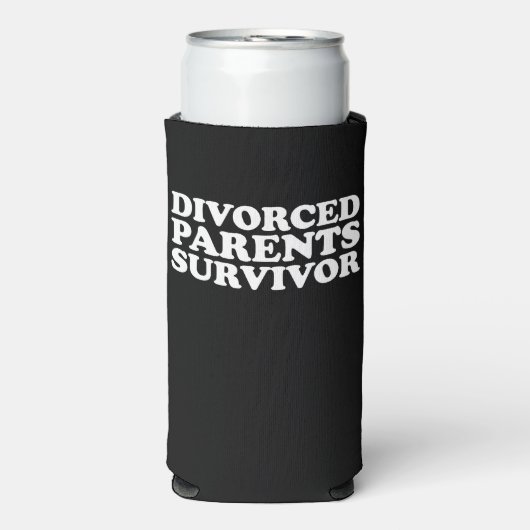 離婚した両親の生きおもしろい残り スリム缶クーラー (Seltzer正面)