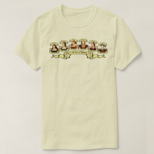 離婚した首を切った…ヘンリー8世の妻 Tシャツ