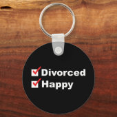 離婚して幸せな キーホルダー (正面)