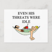 離婚のおもしろい冗談 ポストカード (正面)