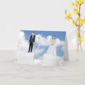 離婚のケーキ カード (黄色い花)