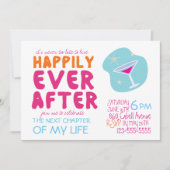 離婚のパーティの招待状 招待状 (正面)