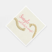 離婚のパーティー スタンダードランチョンナプキン (角)