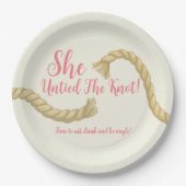 離婚のパーティー ペーパープレート (正面)