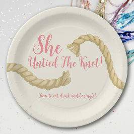 離婚のパーティー ペーパープレート