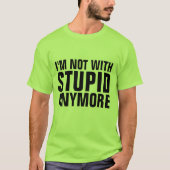 離婚の別れTシャツ,もう愚かではない Tシャツ (正面)