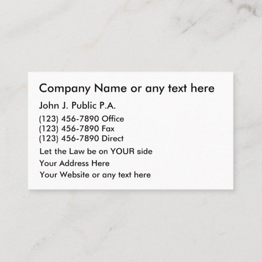 離婚の弁護士の名刺 名刺 (裏面)