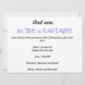 離婚の招待状 招待状 (裏面)