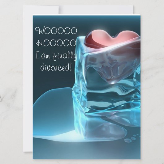 離婚の招待状 招待状 (正面)